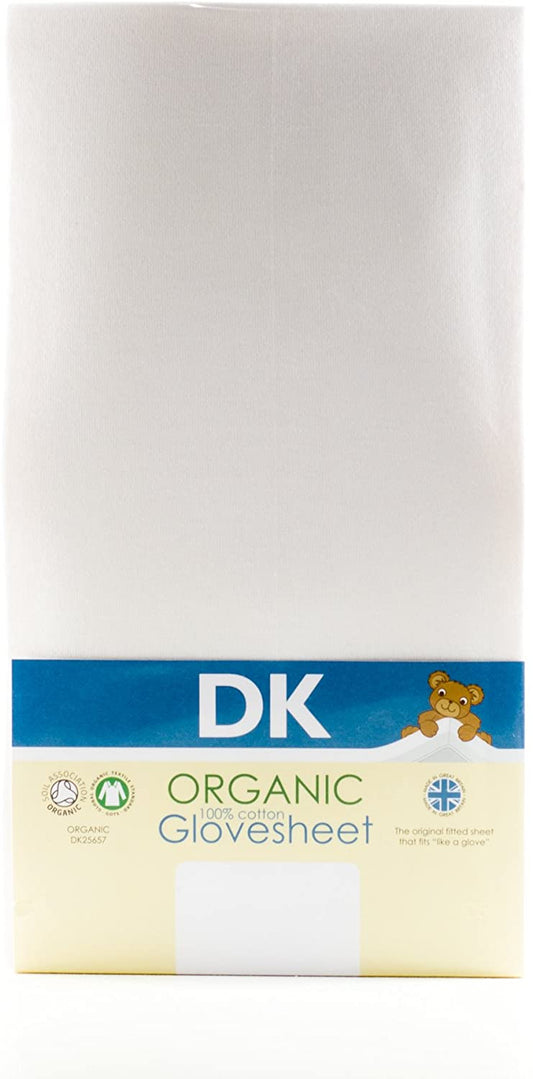 100% ORGANIC Cotton Fitted Sheets – Cot Bed White - Cot Mattress Company